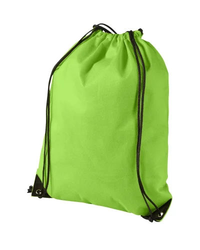 Zaino Evergreen in TNT 34x41 cm leggero promozionale multicolore Verde Mela