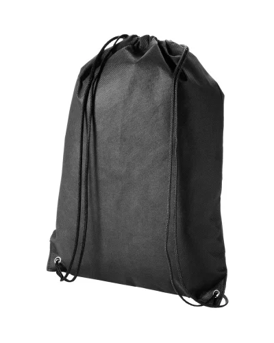 Zaino Evergreen in TNT 34x41 cm leggero promozionale multicolore Nero