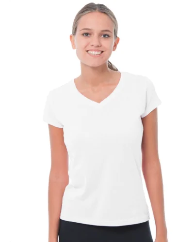 T-shirt donna GM regular scollo V cotone, comfort, più colori