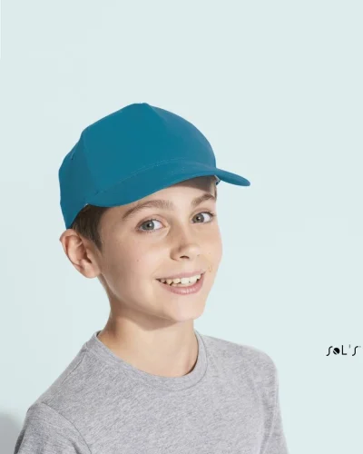Cappellino Sunny Kids 100% cotone, visiera curva, taglia unica