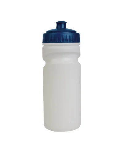 Borraccia 500ml BPA Free bianca con tappo colorato