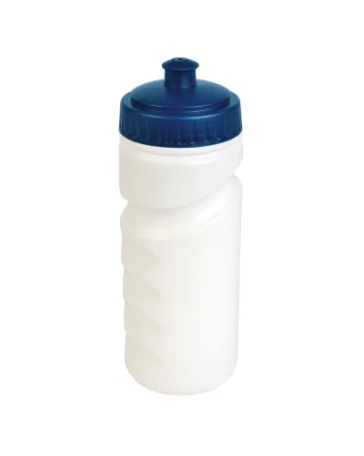 Borraccia 500ml BPA Free bianca con tappo colorato Royal
