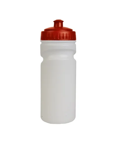 Borraccia 500ml BPA Free bianca con tappo colorato