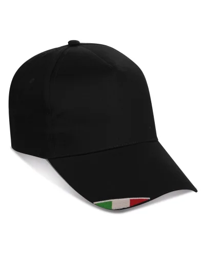 I-Cap Berretto 100% Cotone Taglia Unica Leggero Black
