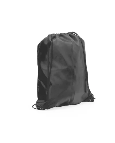 Sacca Zaino Spook poliestere 34x42 cm, corde nere, vari colori Nero
