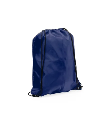 Sacca Zaino Spook poliestere 34x42 cm, corde nere, vari colori Blu Mare