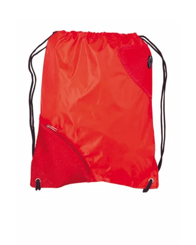 Zaino Fiter: Zainetto Poliestere 34x43 cm, leggero, colorato Rosso