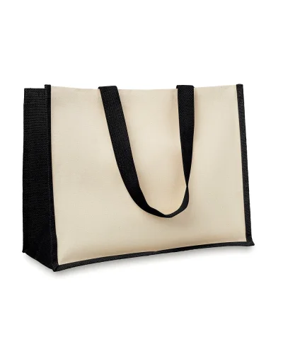 CAMPO DE FIORI Shopper Juta Canvas 42x19x33cm OEKO-TEX® Cotone