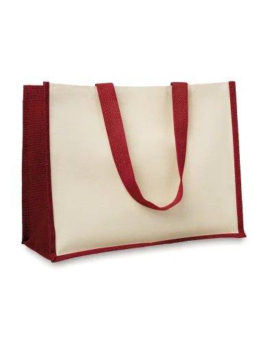 CAMPO DE FIORI Shopper Juta Canvas 42x19x33cm OEKO-TEX® Cotone