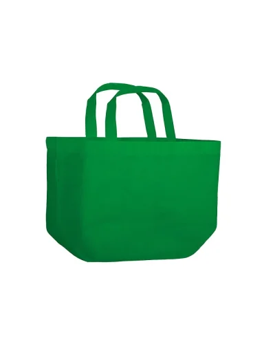 Borsa shopper Divine in TNT 80g, grande, manici lunghi, 51x32x20 Verde