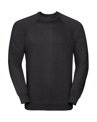 Felpa Girocollo Unisex Raglan Regular Fit con logo aziendale