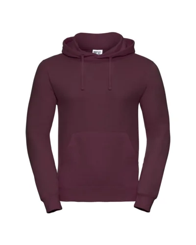 Felpa unisex  con cappuccio e tasca marsupio Burgundy