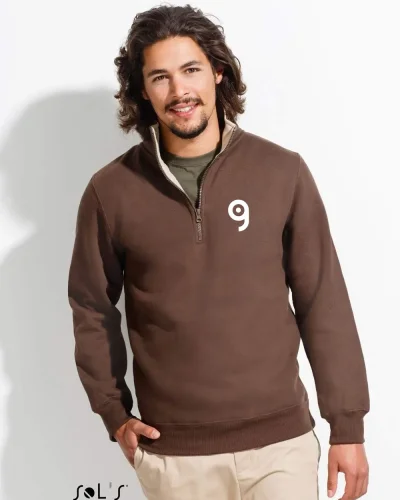 Felpa uomo Scott con 1/4 zip