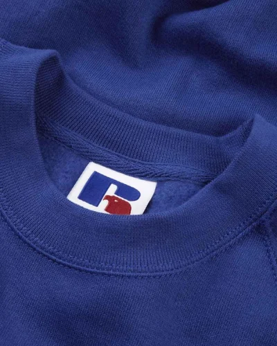Felpa Girocollo Unisex Raglan Regular Fit con logo aziendale