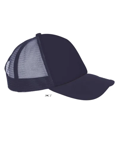 Cappellino Bubble 5 pannelli in poliestere, taglia unica, 65g Blu Oltremare