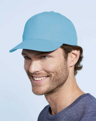 Cappellino Buzz 5 Pannelli Cotone, Visiera Curva, Taglia Unica