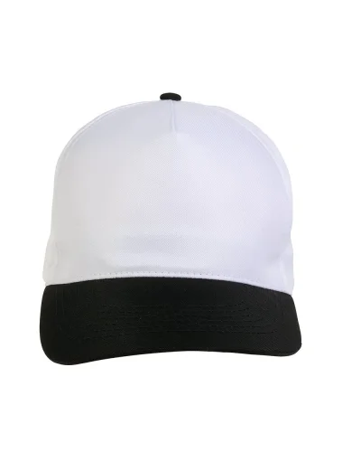 Cappellino junior in poliestere Beechtree, 5 pannelli, velcro