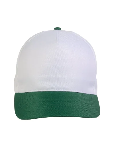 Cappellino junior in poliestere Beechtree, 5 pannelli, velcro