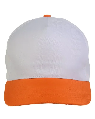Cappellino junior in poliestere Beechtree, 5 pannelli, velcro