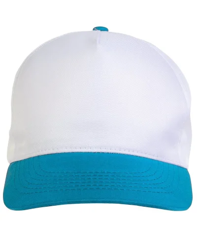 Cappellino junior in poliestere Beechtree, 5 pannelli, velcro