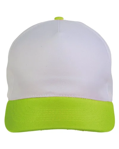 Cappellino junior in poliestere Beechtree, 5 pannelli, velcro