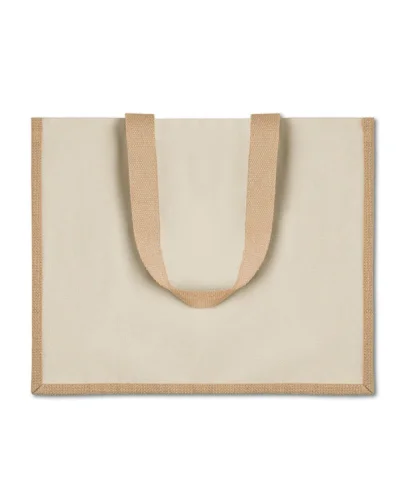 CAMPO DE FIORI Shopper Juta Canvas 42x19x33cm OEKO-TEX® Cotone