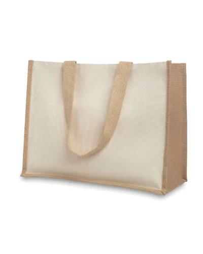 CAMPO DE FIORI Shopper Juta Canvas 42x19x33cm OEKO-TEX® Cotone