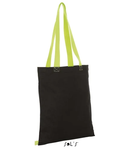 Shopper Hamilton Nero / Verde Lime Fluo