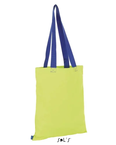 Shopper Hamilton Verde Lime Fluo / Blu Royal
