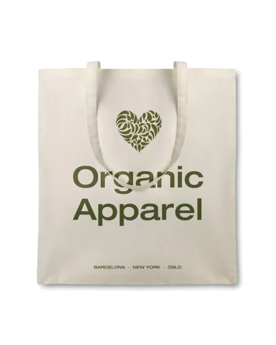 ORGANIC COTTONEL Shopper cotone bio 38x42 cm certificata OEKO-TEX