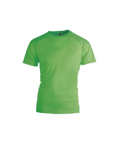 T-shirt mesh adulta GI-VE fluo, extra traspirante Verde