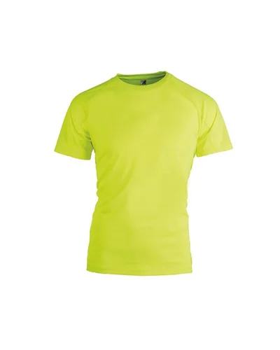 T-shirt mesh adulta GI-VE fluo, extra traspirante Giallo