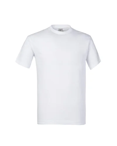 Kos T-shirt uomo cotone 150g, girocollo, fascia parasudore Bianco