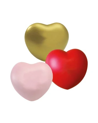 Cuore Antistress piccolo rosso in poliuretano 34g, 6.7x7.1x5.3 cm