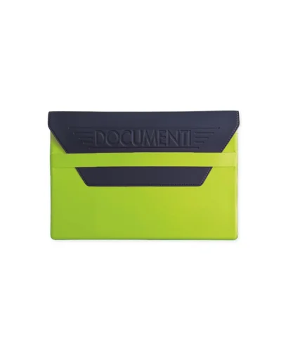 Portadocumenti auto con pattina Verde lime