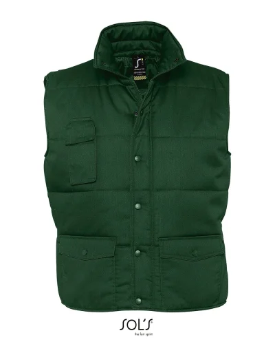 Gilet da lavoro Equinox imbottito, 6 tasche, elasticizzato
