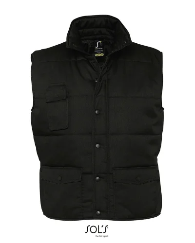 Gilet da lavoro Equinox imbottito, 6 tasche, elasticizzato