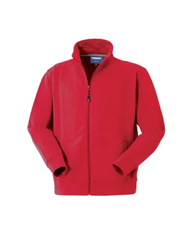 Felpa Canberra con zip, collo alto e tasche, personalizzabile