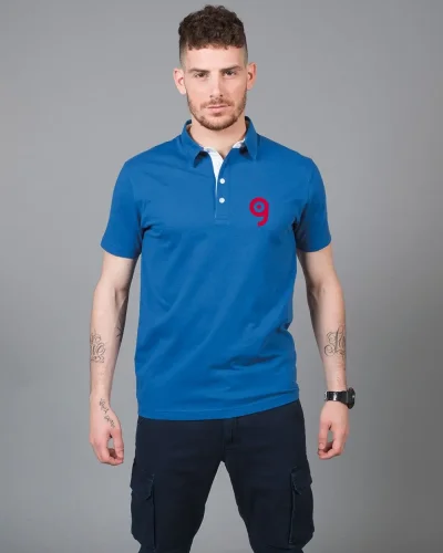 Polo Valencia uomo cotone pettinato, manica corta, Regular fit