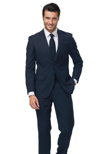 Pantalone Barry uomo elegante Barrymore nero in poliestere viscosa