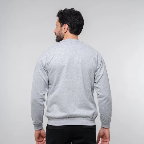 Felpa girocollo made in Italy Como, personalizzabile