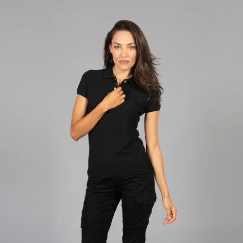 Polo Colombia Lady Donna 100% Cotone Piquè Made in Italy