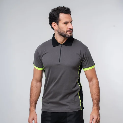 POLO FLORIDA  100% cotone UPF50+ manica corta