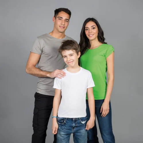 T-shirt uomo Perth in cotone Slub effetto fiammato
