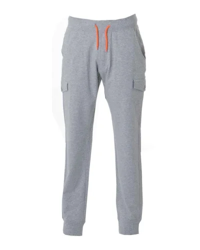 Damasco Man Pantalone felpa leggera cotone fluo zip tasche Melange