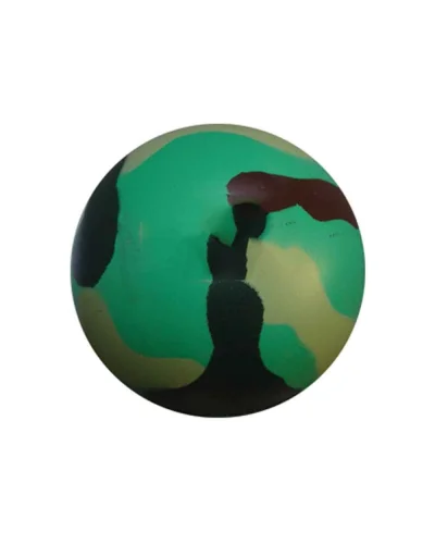 Pallina Antistress Camouflage in Poliuretano Verde Ø7 cm - Relax