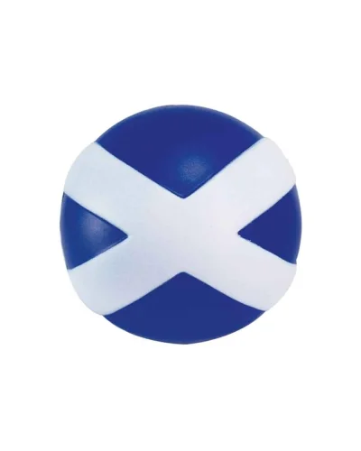 Pallina Antistress Scozzese in Poliuretano Ø 7 cm | Colore Tartan