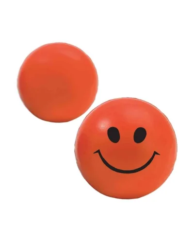 Pallina Smile Antistress gialla 7cm in poliuretano |