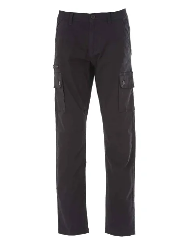 Pantalone Australia Regular uomo, cotone elasticizzato Black
