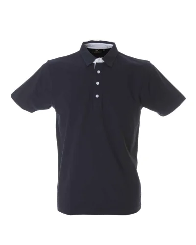 Polo Valencia uomo cotone pettinato, manica corta, Regular fit Navy
